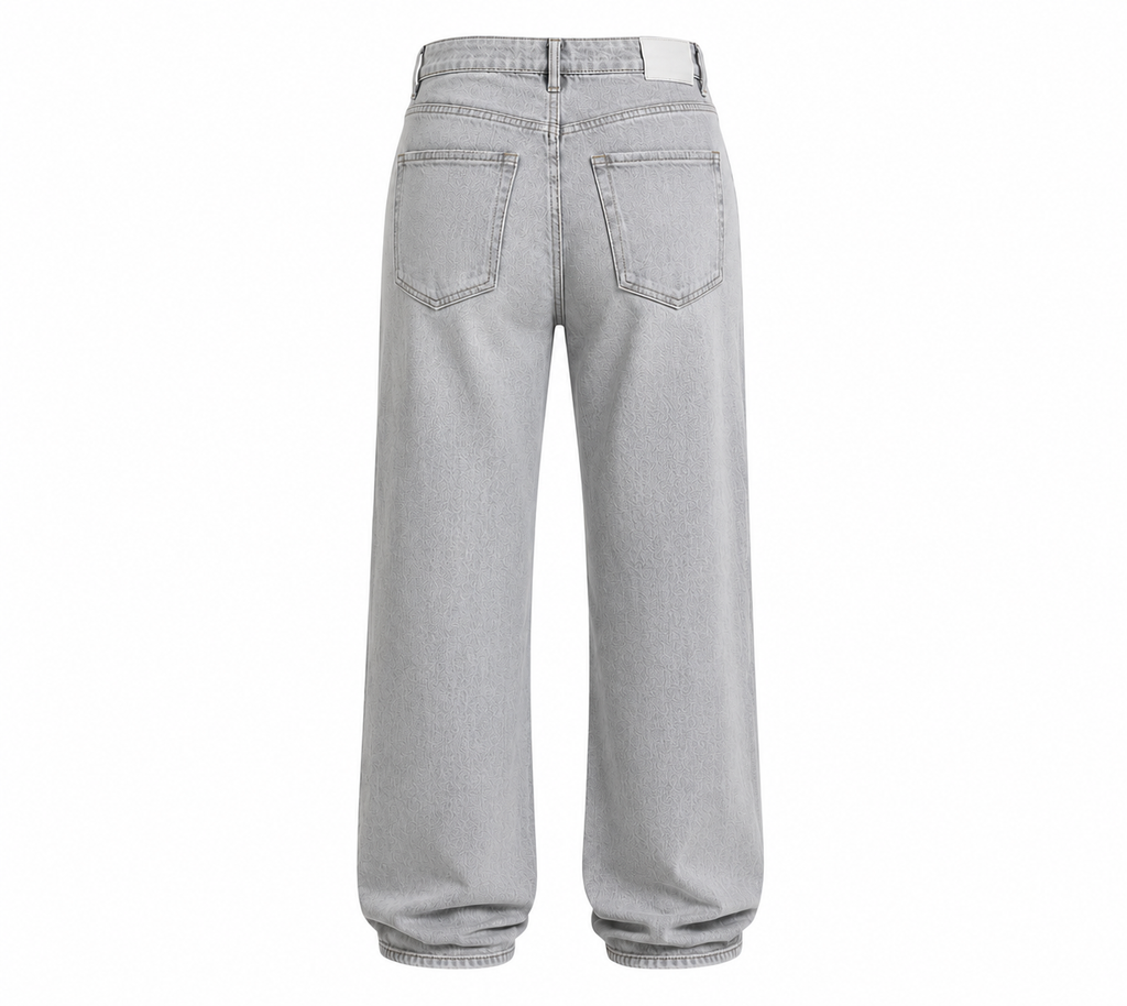 Jeans Cloud Grey | Tiro alto
