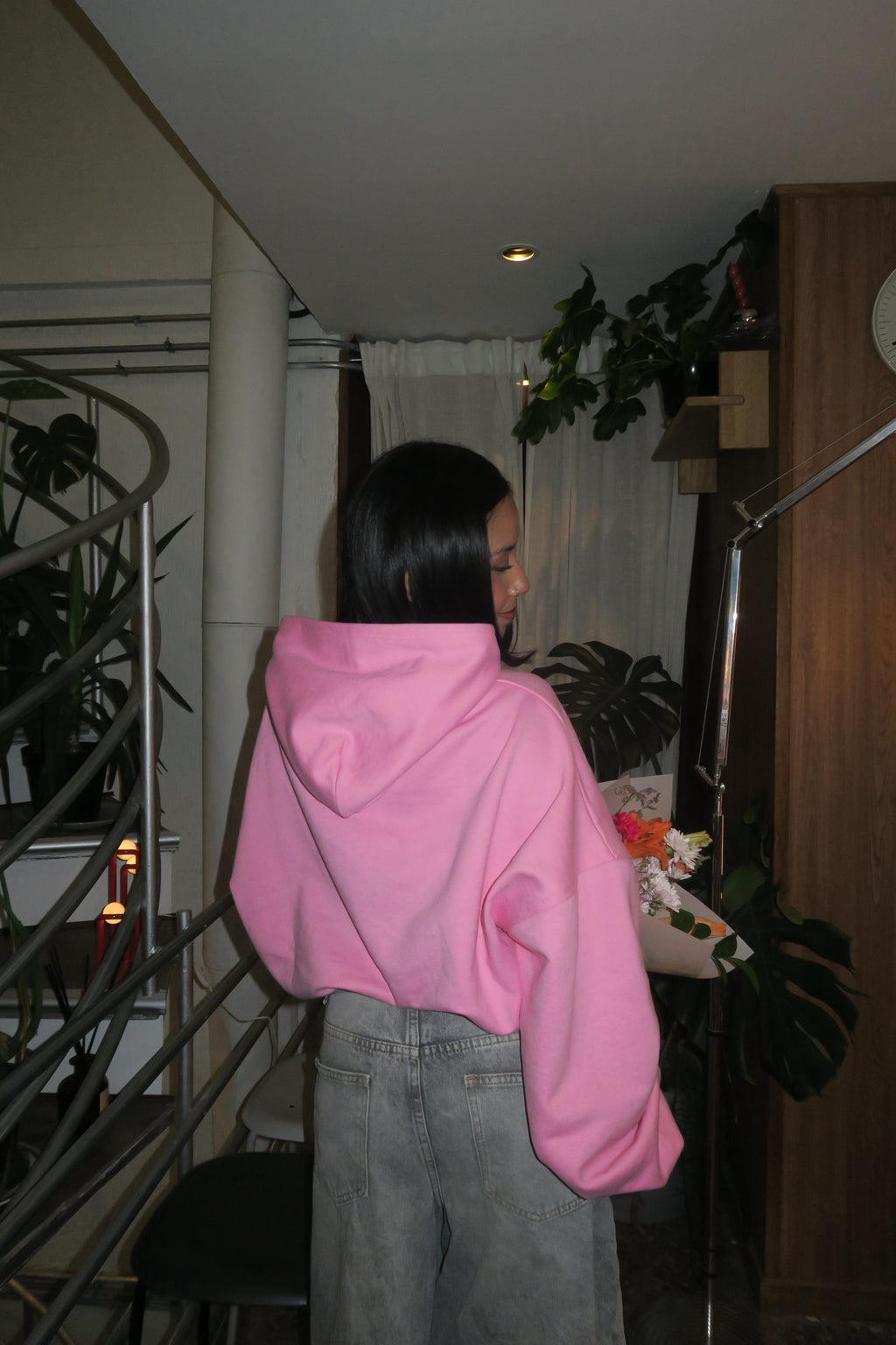 Cotton Pink Hoodie