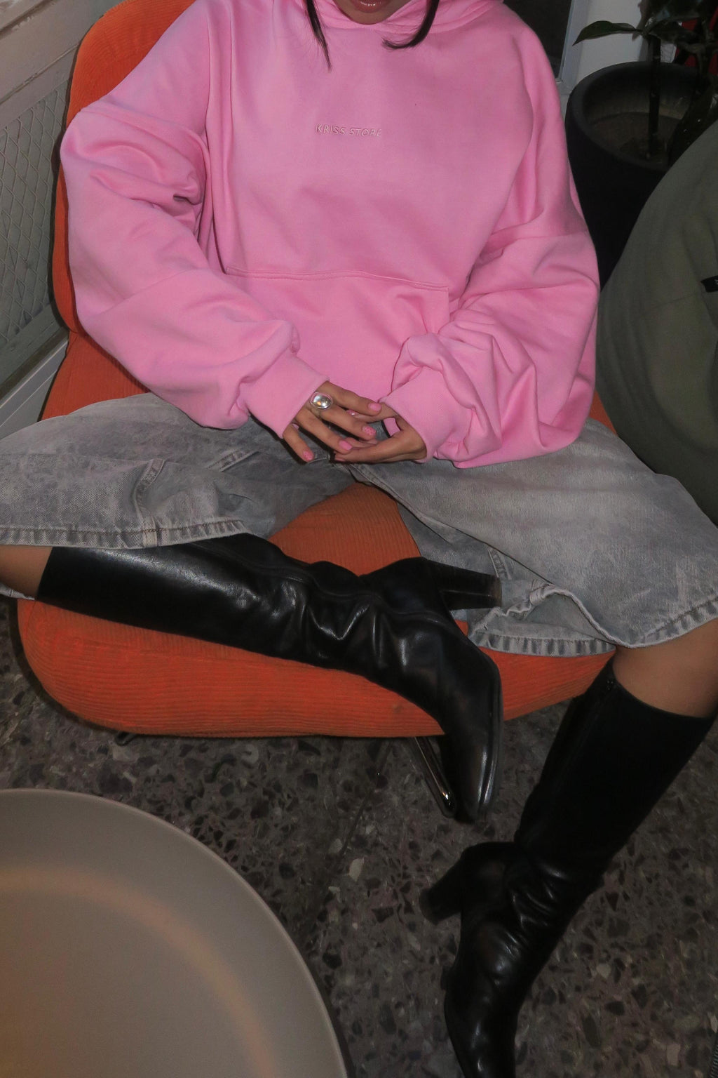Cotton Pink Hoodie