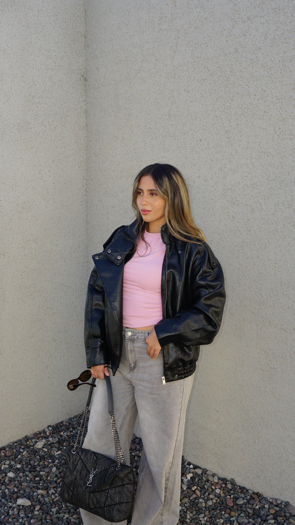 Cazadora viral zara negra