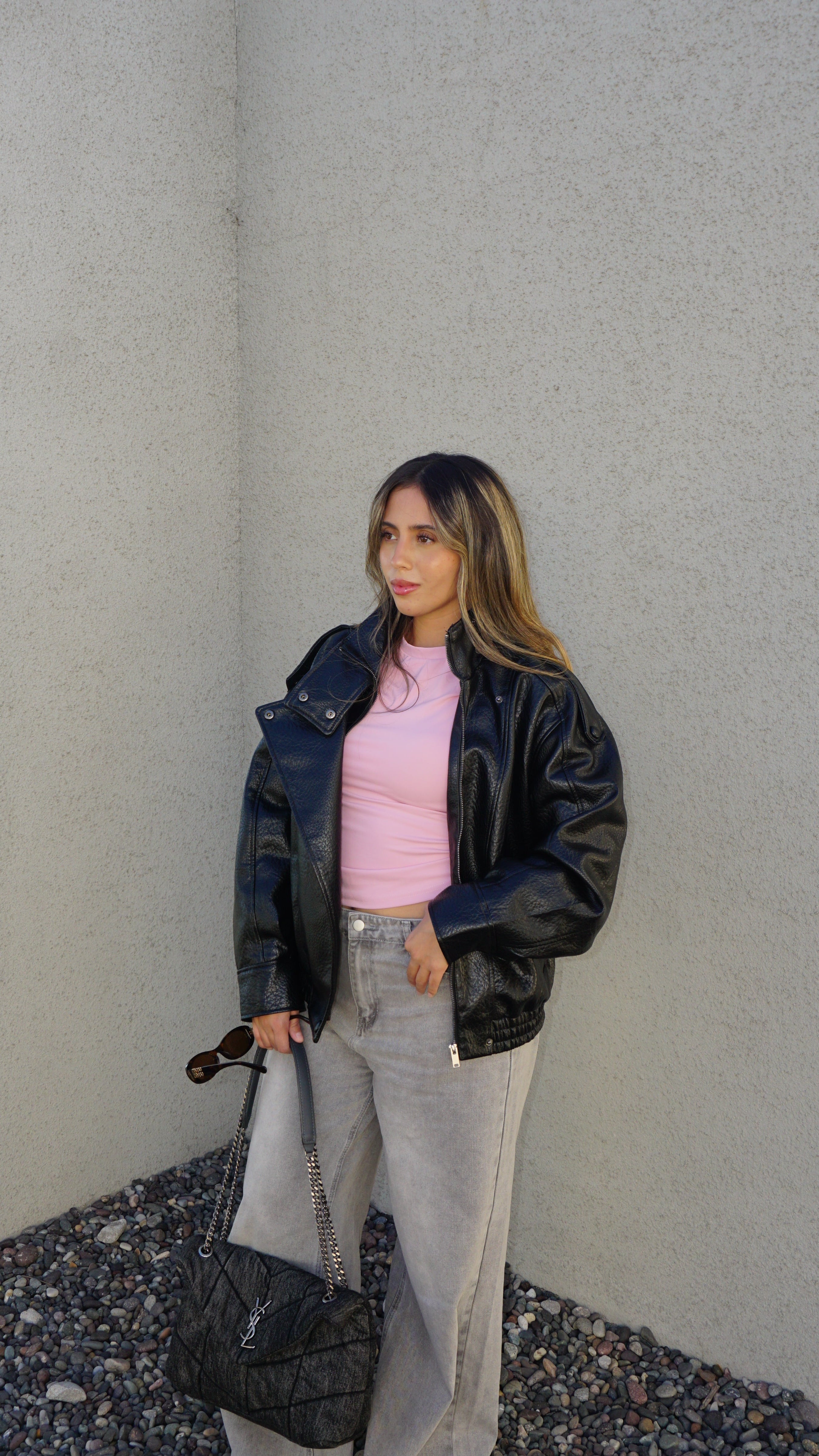Cazadora viral zara negra