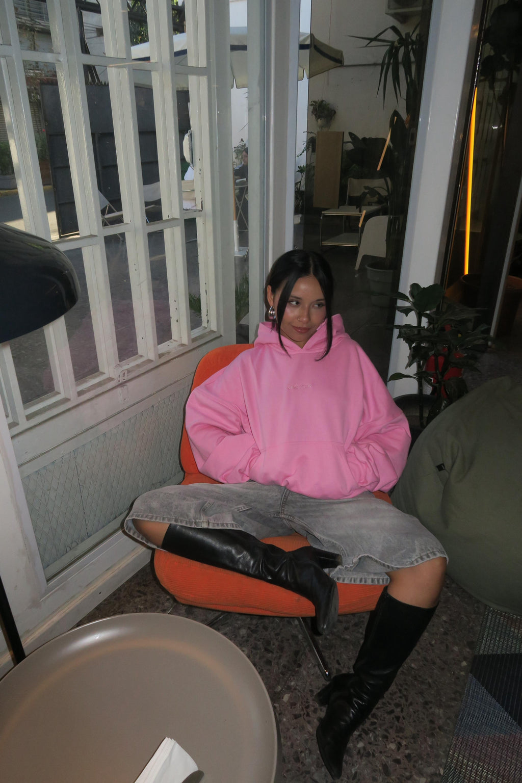 Cotton Pink Hoodie