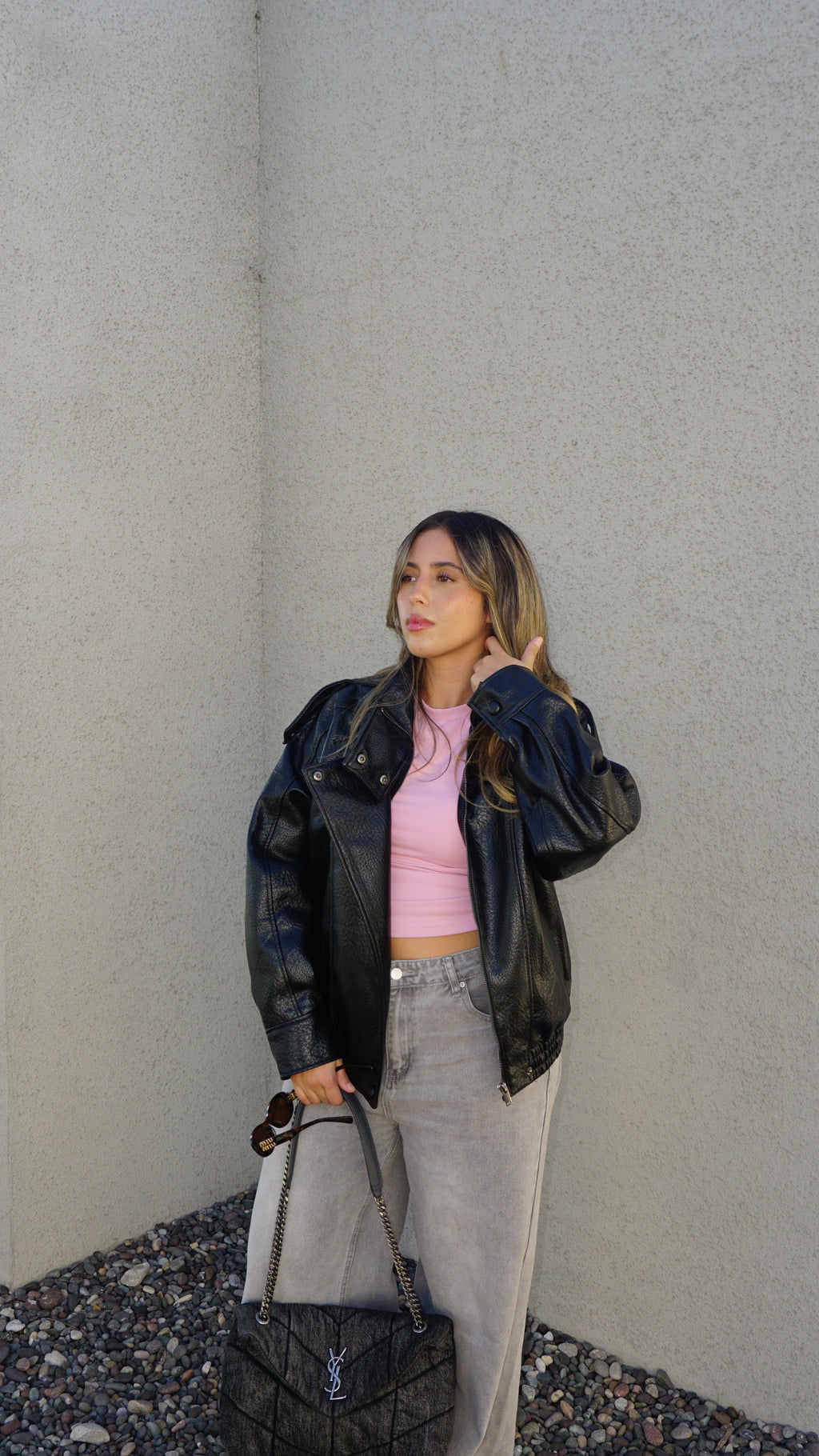 Cazadora viral zara negra