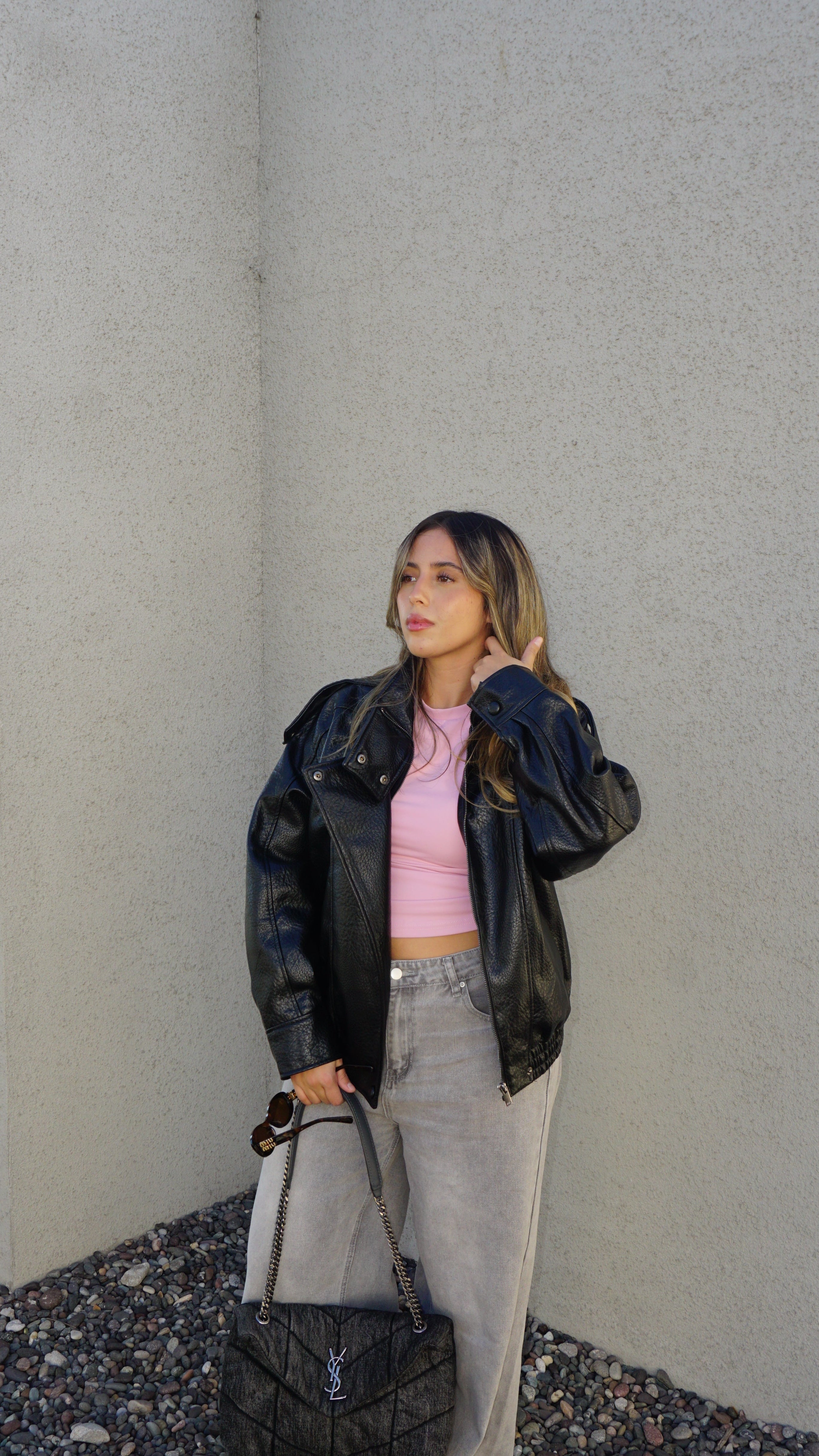Cazadora viral zara negra