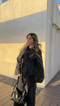 Trench Denim corto