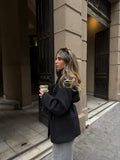Seoul Coat Gris Carbón 🍡🖤