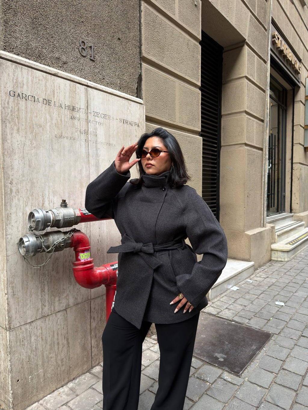 Seoul Coat Gris Carbón 🍡🖤