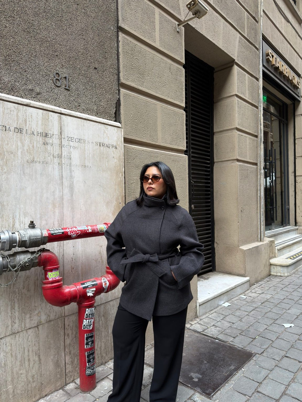 Seoul Coat Gris Carbón 🍡🖤