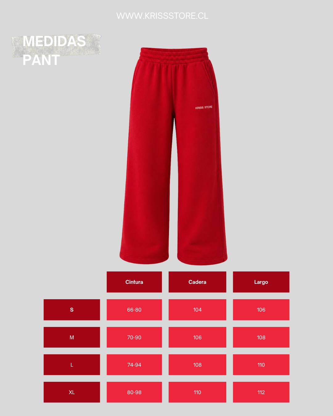 Cherry Red Pant